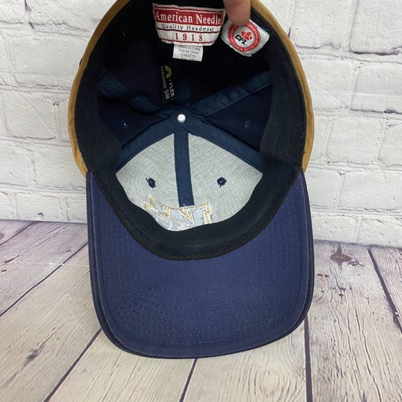 Vintage American Needle Hat Cap Stretch Fit S/M Navy Blue Winnipeg Blue Bombers - Picture 7 of 10